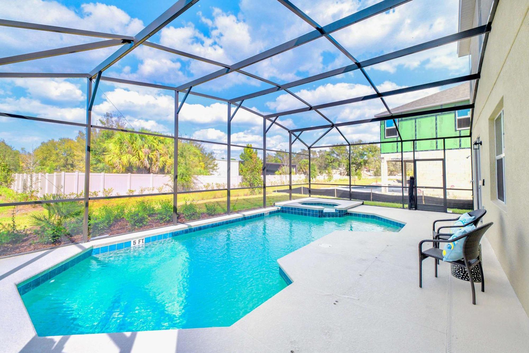 8Br Family Home With Pool And Hot Tub 키시미 외부 사진